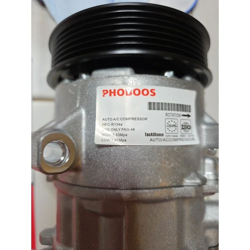 PHOBOOS A/C Compressor with Clutch Compatible with Toyota Corolla 2014-2022 L4 1